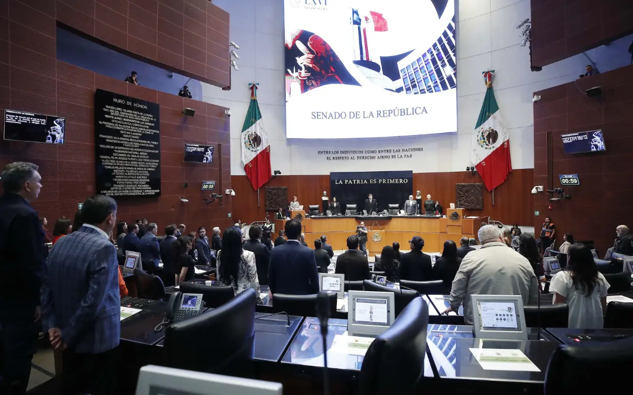 Pleno del Senado de la República. Foto: Senado de la República