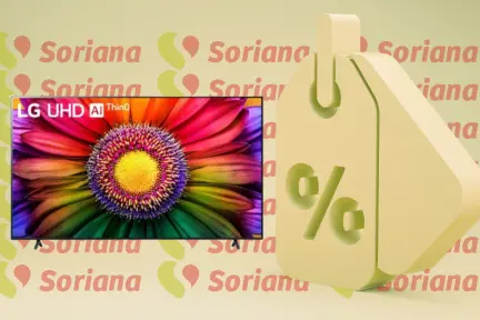 Soriana tiene esta pantalla LG de casi 90 pulgadas con 13 mil pesos de descuento