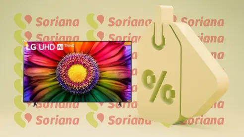 Soriana tiene esta pantalla LG de casi 90 pulgadas con 13 mil pesos de descuento