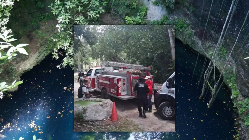 Tragedia en un cenote de Valladolid, Yucatán: persona habría caído desde 30 metros