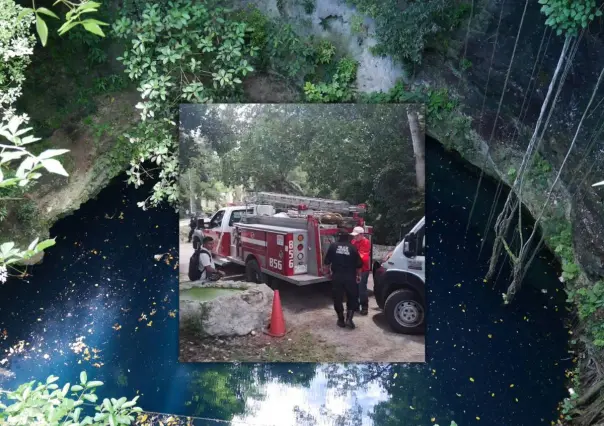 Tragedia en un cenote de Valladolid, Yucatán: persona habría caído desde 30 metros