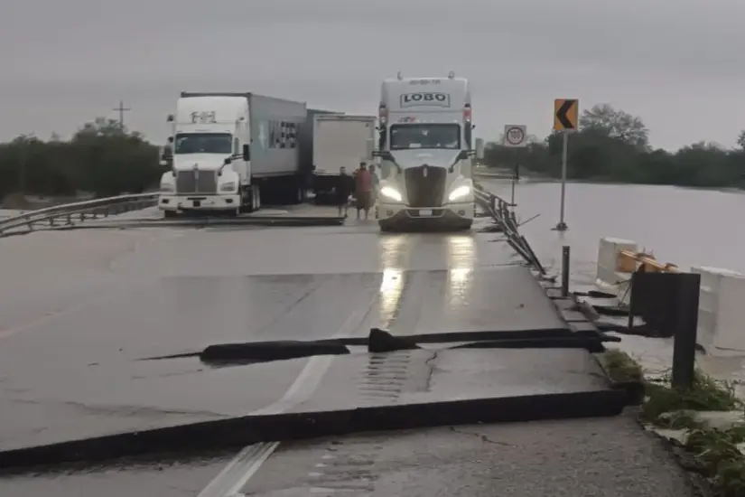 Tramos carreteros afectados por la tormenta tropical Barry | Foto: FB