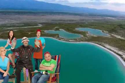 Este famoso personaje de Vecinos se dio una escapada al desierto de Coahuila Este famoso personaje de Vecinos se dio una escapada al desierto de Coahuila