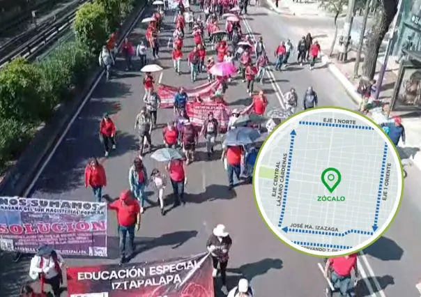 Alternativas viales en CDMX ante la marcha de la CNTE; estas son las mejores opciones