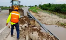 Inicia Tamaulipas reparación urgente de carreteras dañadas por lluvias torrenciales