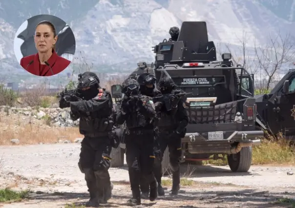 Claudia Sheinbaum destaca estrategia de seguridad en Nuevo León, homicidios van a la baja