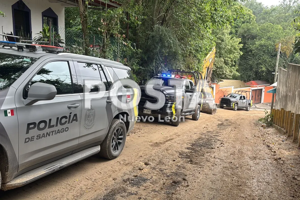 La detención se realizó en una quinta en la comunidad de San Francisco en Santiago, Nuevo León/Foto: Brenda Reza