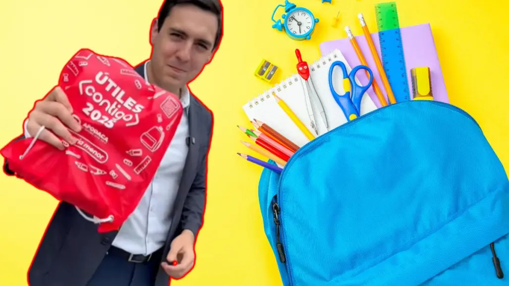 César Garza Arredondo lanza registro para entrega de útiles escolares en Apodaca