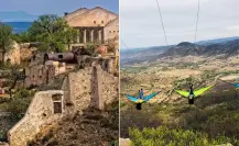 El mítico pueblo mágico a 3 horas de CDMX donde puedes dormir colgado en medio de un barranco
