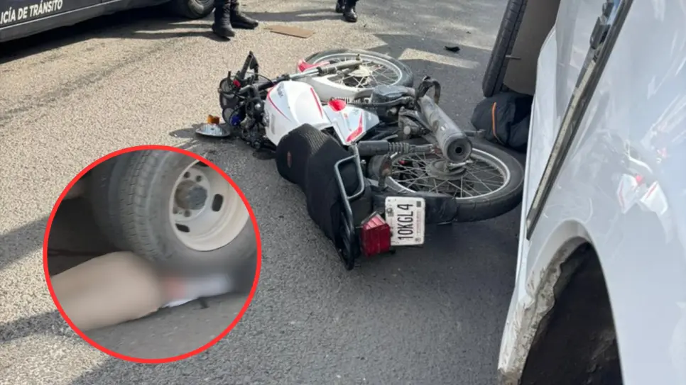 Accidente en la México-Texcoco: motociclista muere arrollado por camión