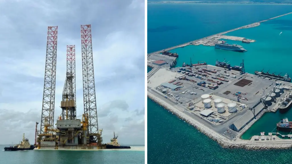 Llega plataforma petrolera Titania FE al Puerto de Progreso, esta es la razón