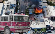 Bomberos de Todos Santos sofocan fuerte incendio: tardaron 4 horas