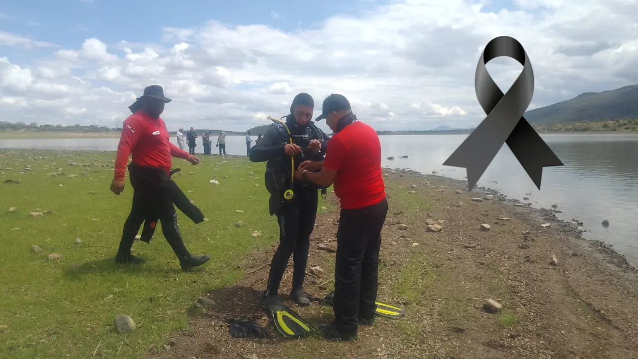 Un terrible accidente ocurrió en una presa de Durango.. Foto: Cortesía.