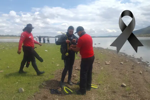 Muere joven pescador al volcar en una presa de Durango