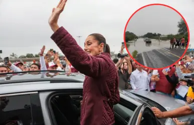 Claudia  Sheinbaum llega al sur de Tamaulipas tras lluvias de Barry