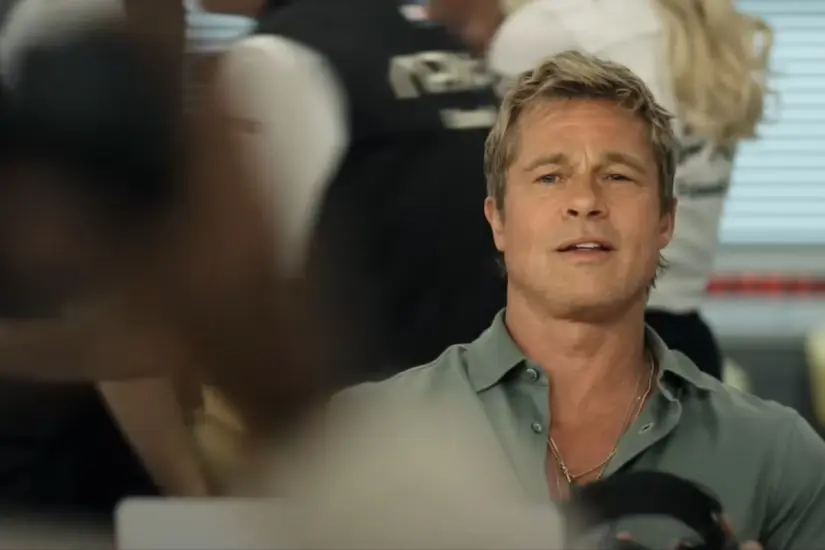 El personaje interpretado por Brad Pitt compite en la Baja 1000, que pasa por Ensenada. Foto captura: Tráiler / F1: La Película