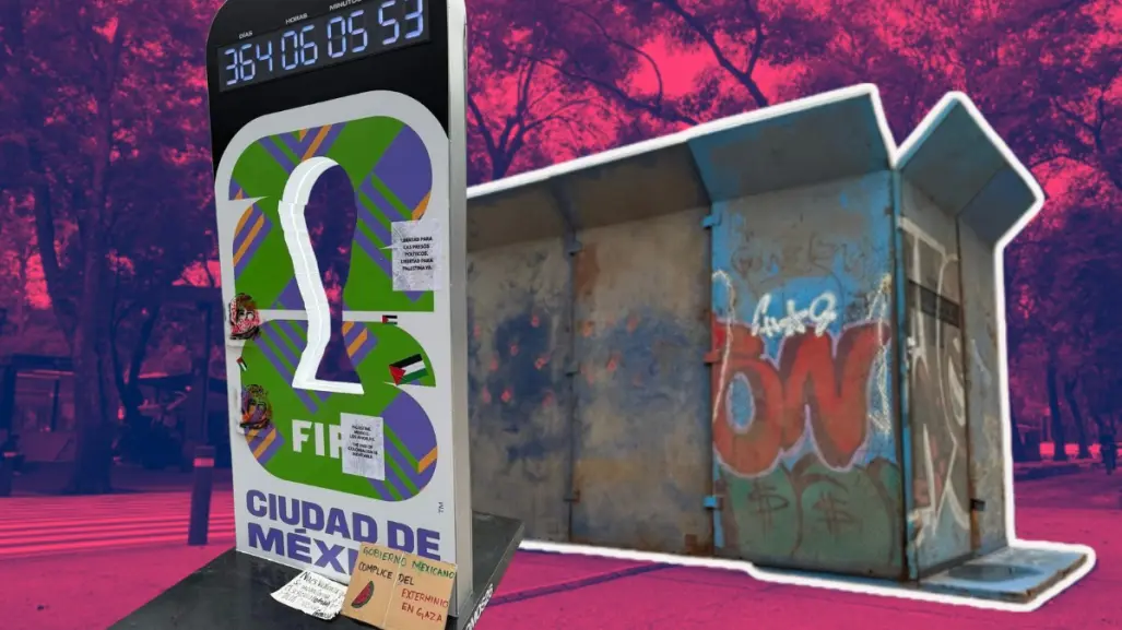 Reloj del Mundial 2026 en CDMX: una semana vallado y sin explicación oficial