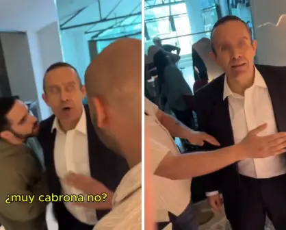 VIDEO | Detienen a abogado por agredir a una mujer en estudio de Polanco, "¡Me va a matar!"