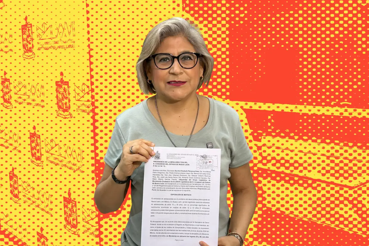 Sandra Pámanes, consideró preocupante la cifra casos de embarazos de niñas y adolescentes que viven en Monterrey/Foto: Diego Ovalle