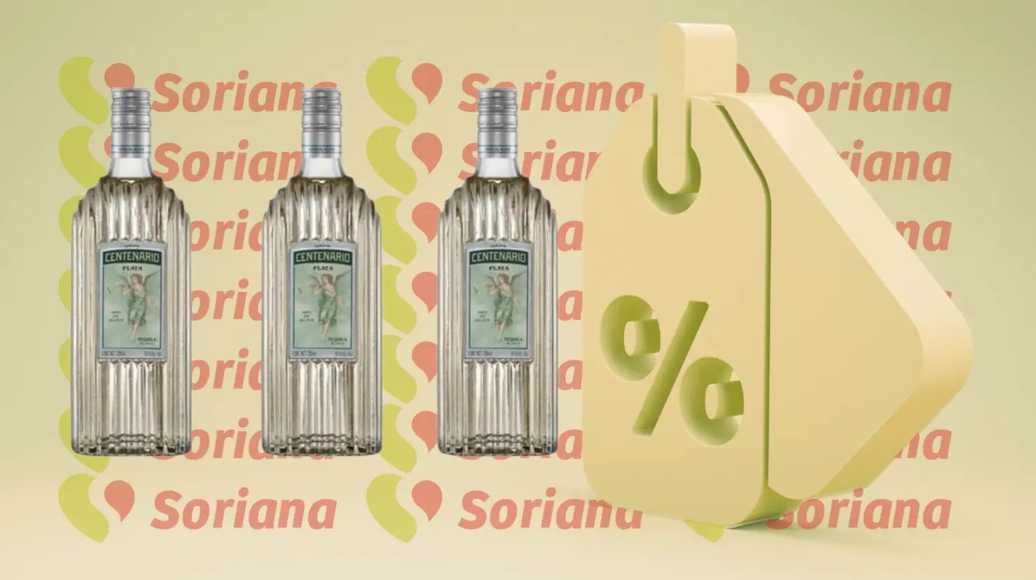 El tequila es la segunda bebida más consumida en México, Soriana ofrece la promoción de 3x2, tiene un ahorro de 365 pesos. Foto: Soriana | Canva