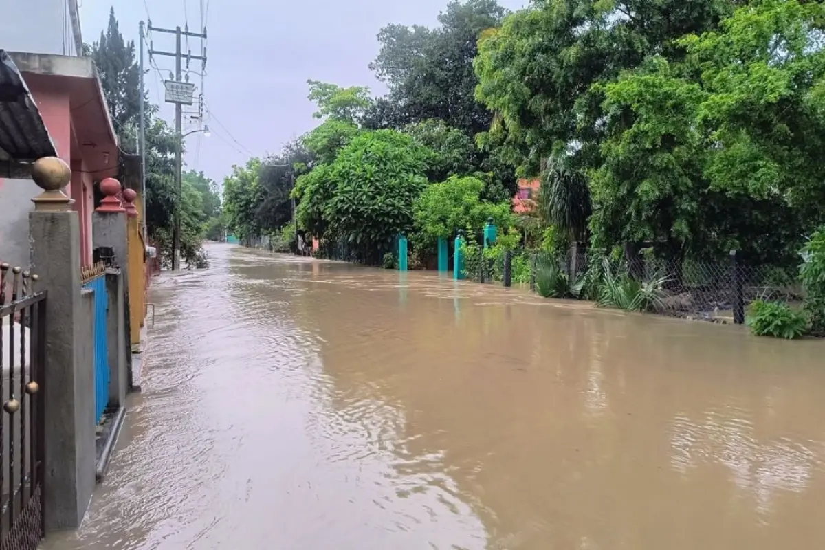 El martes y miércoles, la región sur de Tamaulipas registró acumulados que superaron las 200 mm en zonas como Tampico, Altamira y Ciudad Madero. Foto: Protección Civil