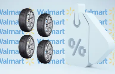 Walmart tiene un paquete de 4 llantas para tu auto con 7 mil pesos de descuento