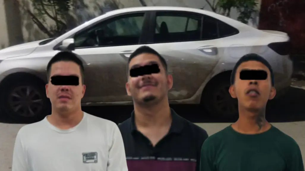 3 hombres son detenidos en Escobedo; portaban droga en el vehículo