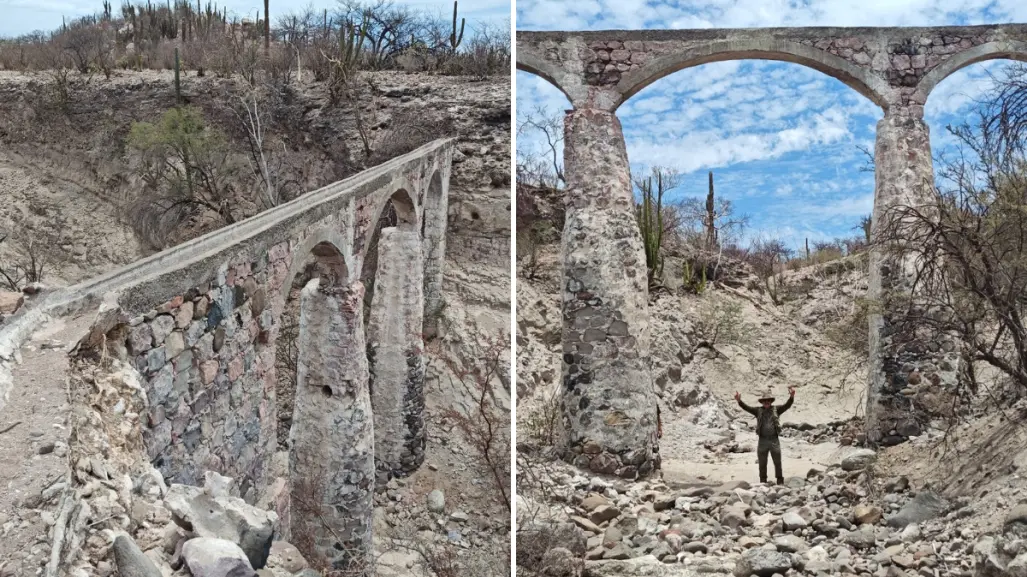 Loreto conserva un antiguo acueducto con arcos construido en 1936