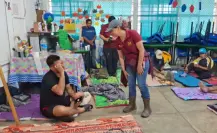 ¿Cómo apoyaron los refugios temporales de El Mante a las familias durante la contingencia?