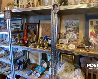 Bazar de antigüedades en Metepec reúne objetos únicos y memorias personales