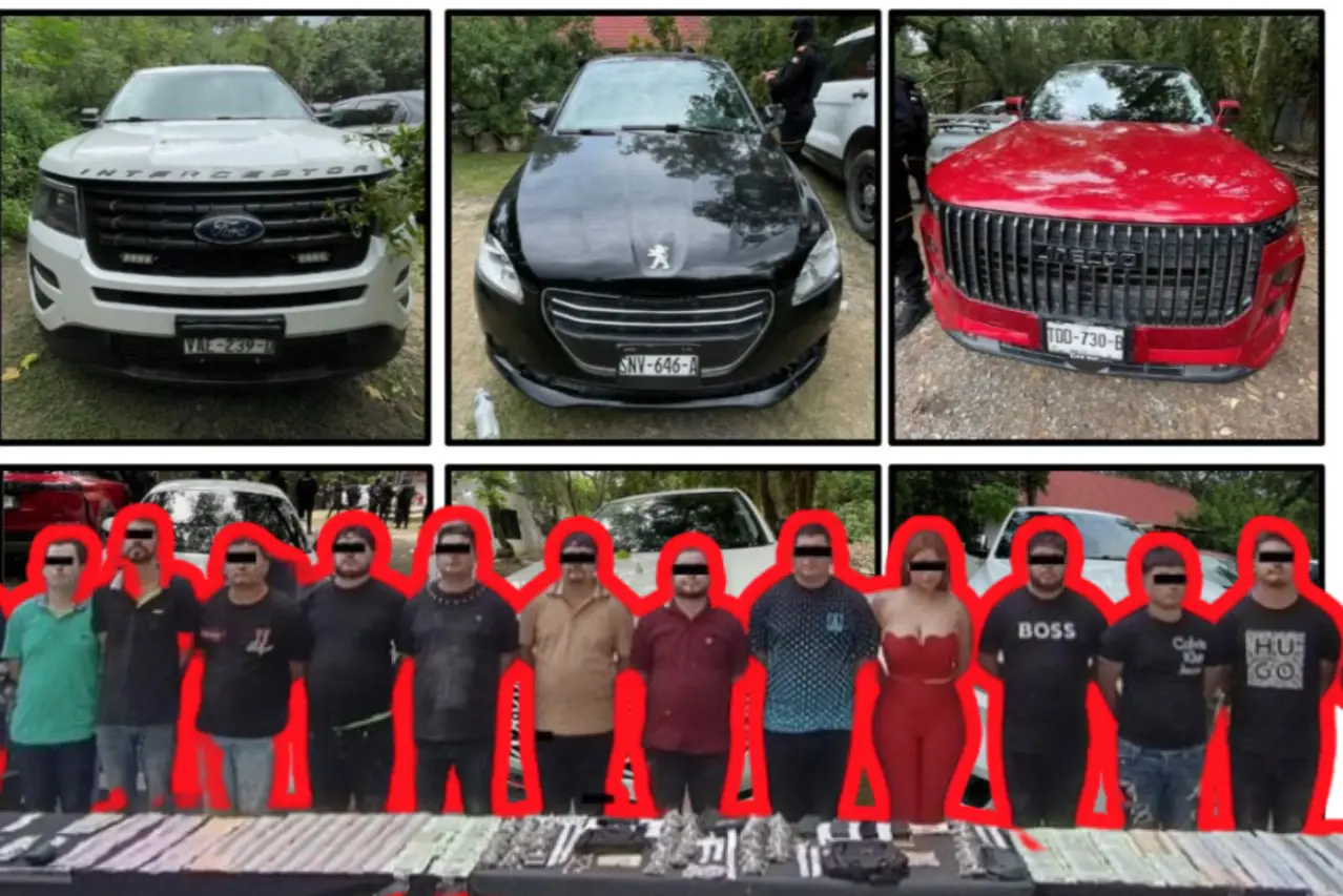 El operativo se llevó a cabo específicamente en la calle Raúl Rangel Frías, esta acción resultó en la detención de doce personas, incluyendo a un líder criminal. Foto: CANVA.