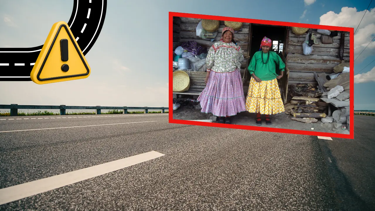 Esta carretera de Durango te llevará a la comunidad en donde habitan los rarámuris. Foto: Especial.