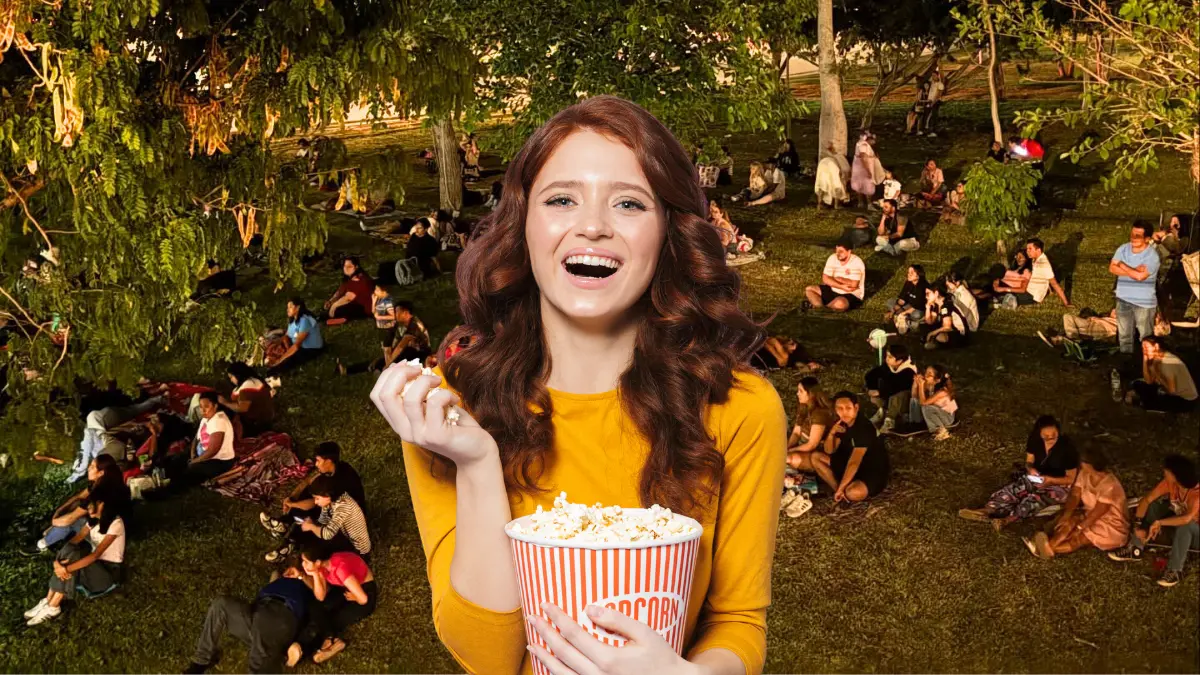 Este primer fin de semana de julio solo habrá función de cine el sábado Foto: Canva/Parque La Plancha