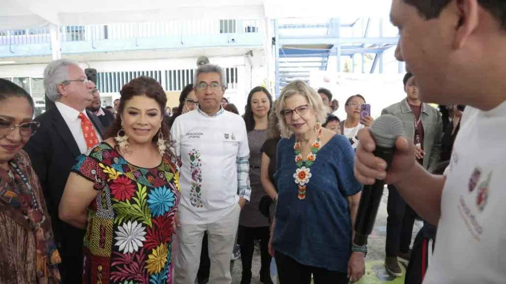 Educación Utopía: Clara Brugada transformará escuelas en centros comunitarios