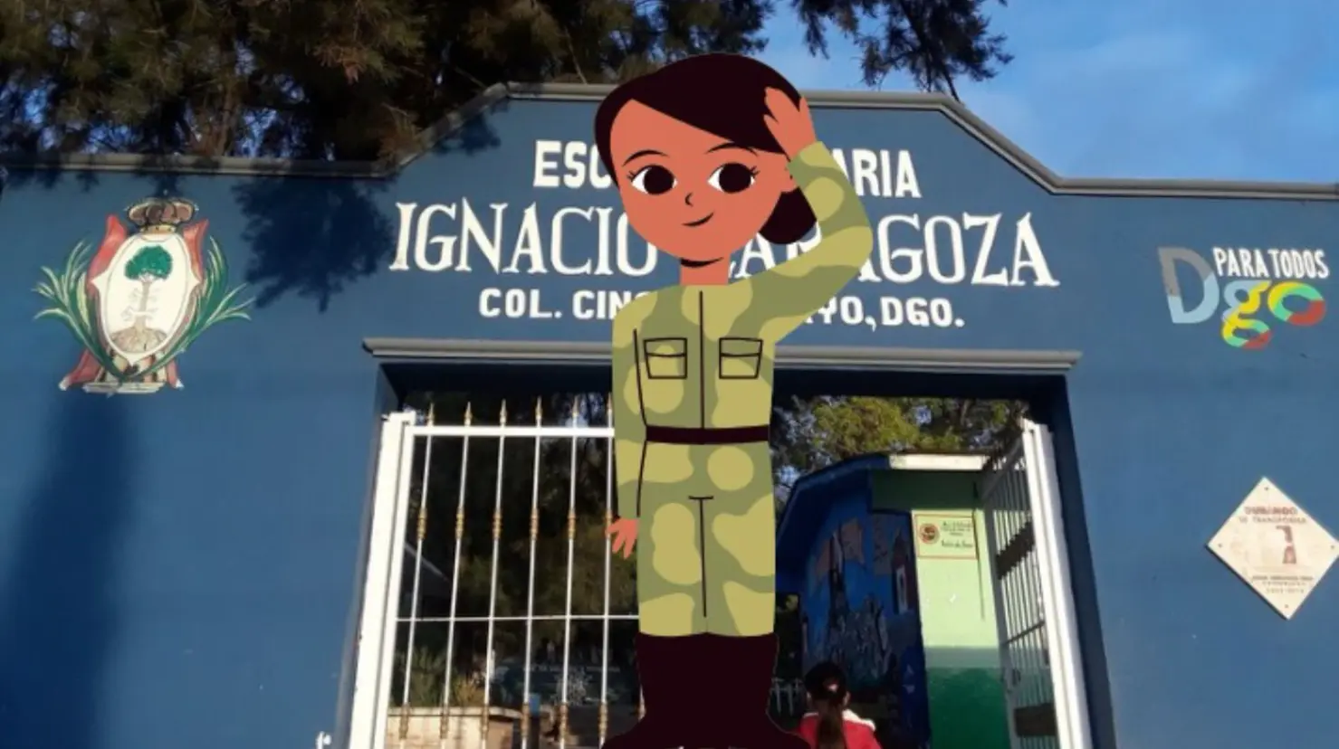 Esta escuela de Durango participa actovamente en las actividades de su comunidad. Foto: FB Primaria Ignacio Zaragoza.
