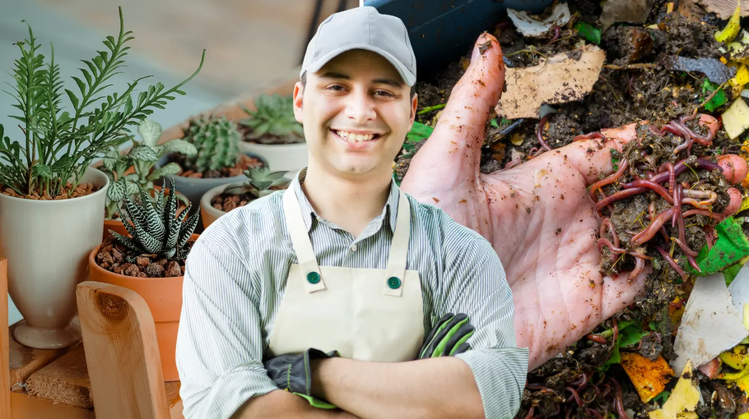 Guía práctica para hacer un compost casero con lombrices y tener un jardín de clase alta. Foto: Canva | Liverpool.