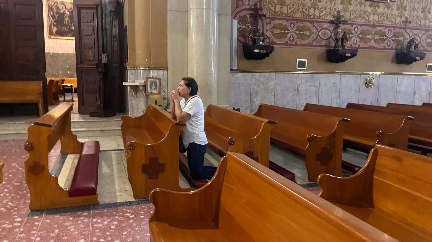 La figura que mayor devoción despierta entre los habitantes de la capital coahuilense es el Santo Cristo de la Capilla. (Fotografías: Leslie Delgado)
