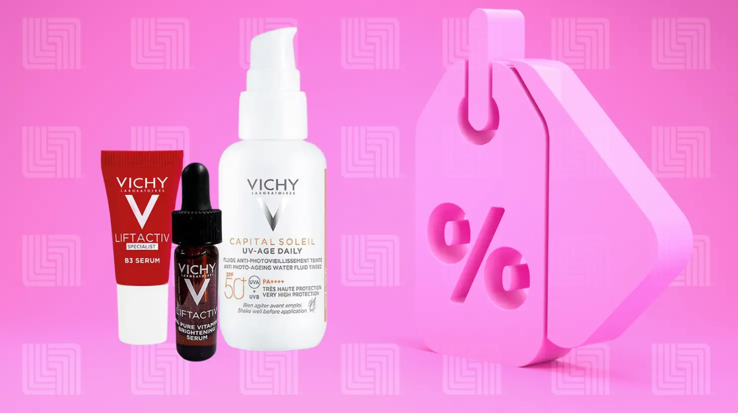 Liverpool: kit de tratamiento facial Vichy para lucir 10 años más joven con el 25% de descuento. Foto: Canva | Liverpool.