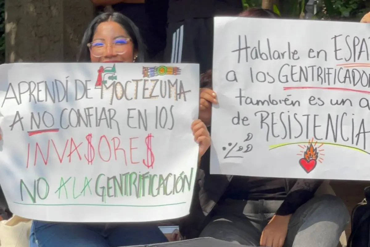 Marcha antigentrificación en CDMX, Foto: Iván Macías
