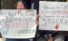 Frente anti gentrificación marcha en CDMX para frenar desalojo y renta para turistas