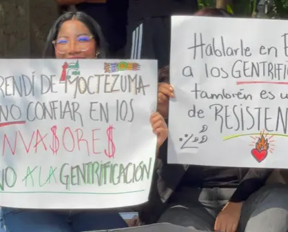 Frente anti gentrificación marcha en CDMX para frenar desalojo y renta para turistas