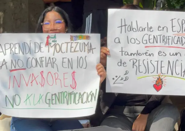 Frente anti gentrificación marcha en CDMX para frenar desalojo y renta para turistas