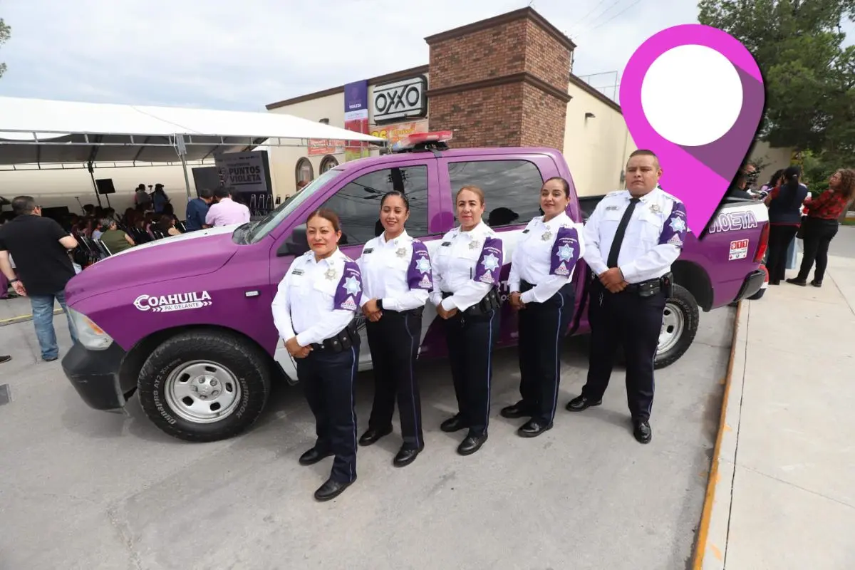Arteaga implementa nuevos puntos violeta para atención de mujeres / Foto: Gobierno de Coahuila | Canva