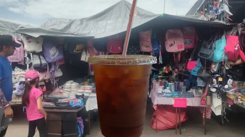 El tianguis más grande de Durango y el precio de sus bebidas imperdibles