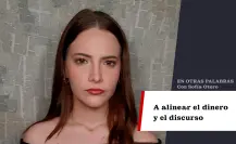 A alinear el dinero y el discurso