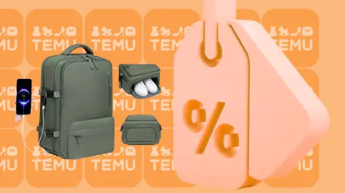 Temu tiene esta mochila perfecta para unas vacaciones de verano al 80% de descuento