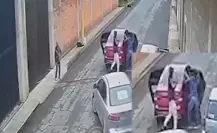 VIDEO| Vecinos evitan secuestro de una mujer en Edomex; así frustraron el intento en la calle