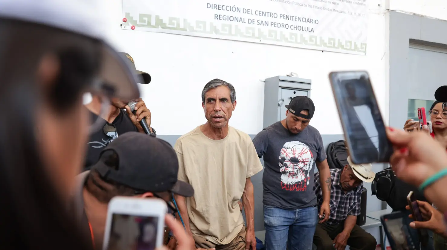 Liberan a defensor del agua encarcelado en Puebla. Foto: Carlos Rocha