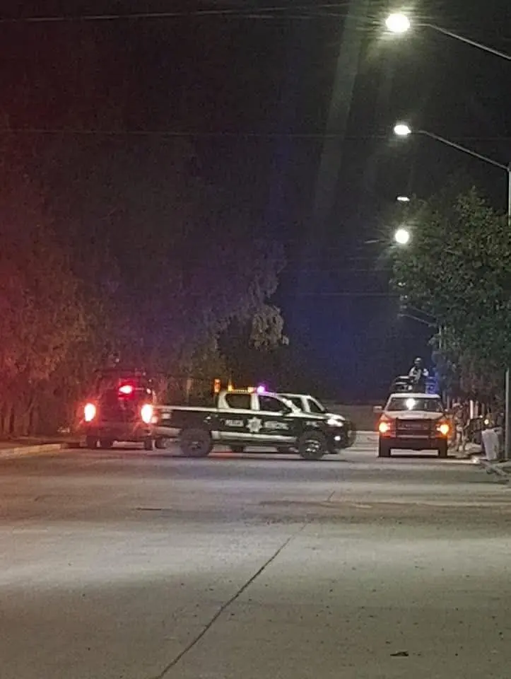 Operativo tras enfrentamiento armado en Comondú, BCS. Foto: cortesía.