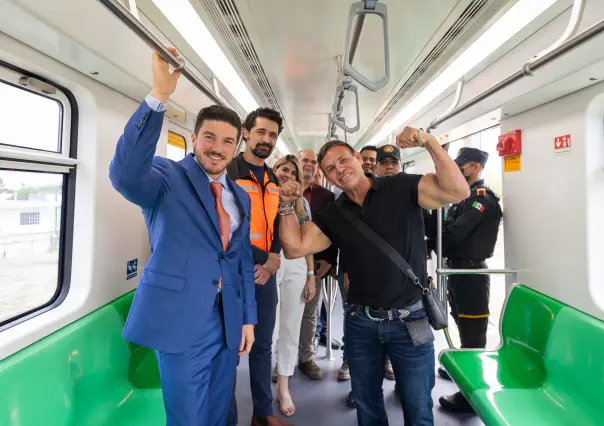 Instalan 6 nuevos trenes para la Línea 1 del Metro en Monterrey